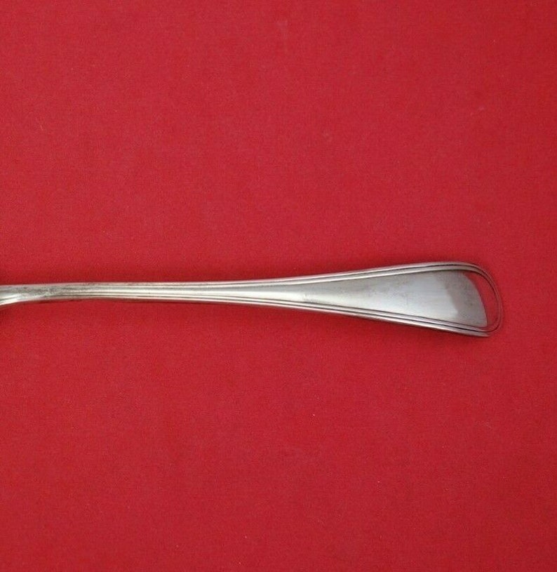 Saxon by Birks Sterling Silver Berry Spoon Gold Washed 7 12 Serving