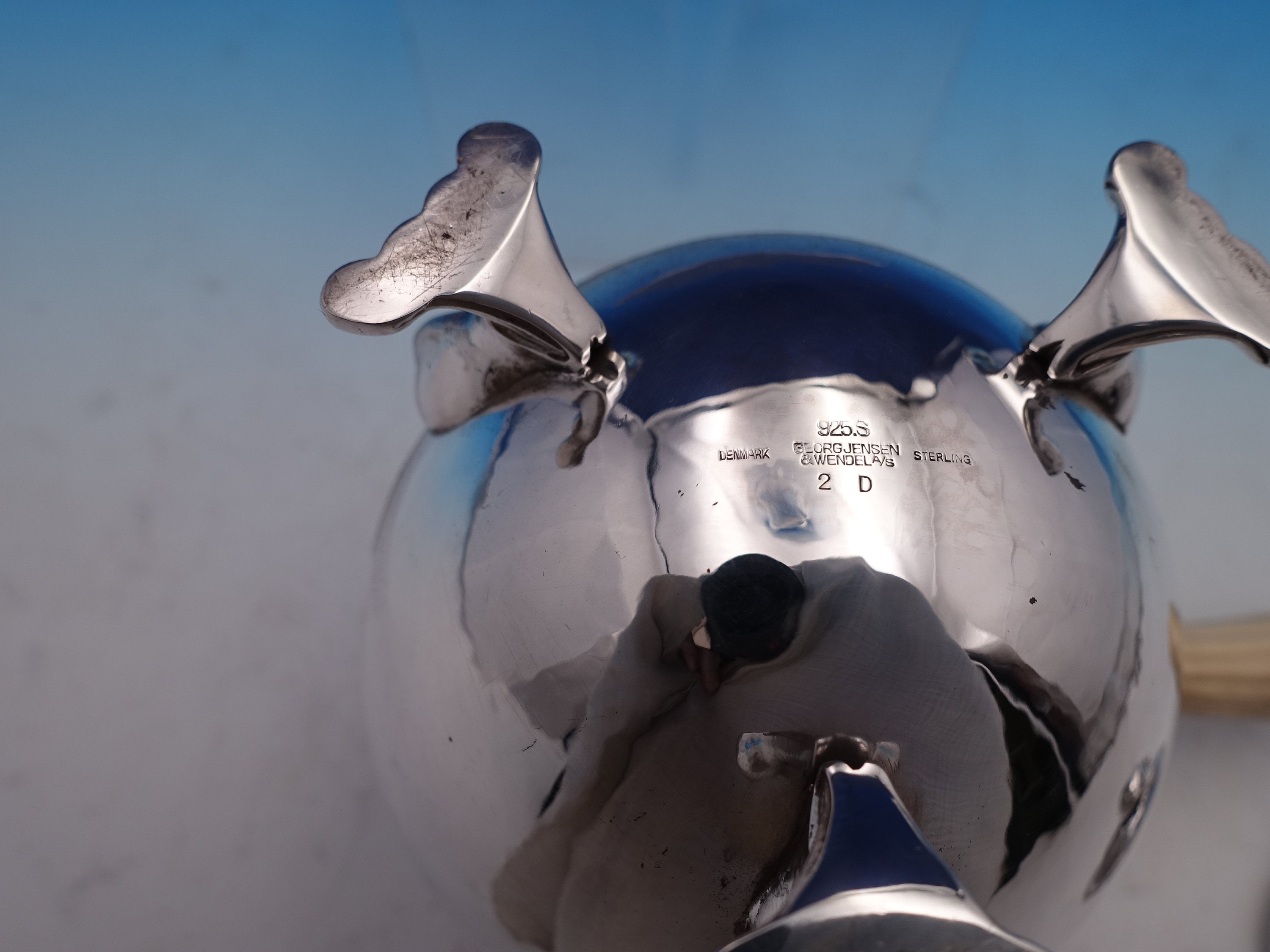 Blossom by Georg Jensen Sterling Silver Coffee Pot 2D 8