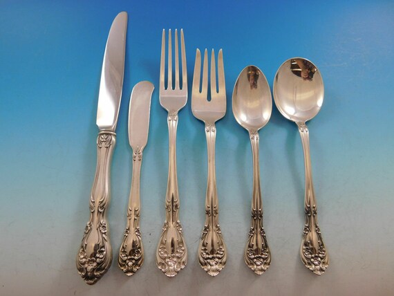 Chateau Rose by Alvin Sterling Silver Flatware Set for 18 Service
