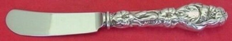 Lily by Whiting Sterling Butter Spreader Fat Handle HH