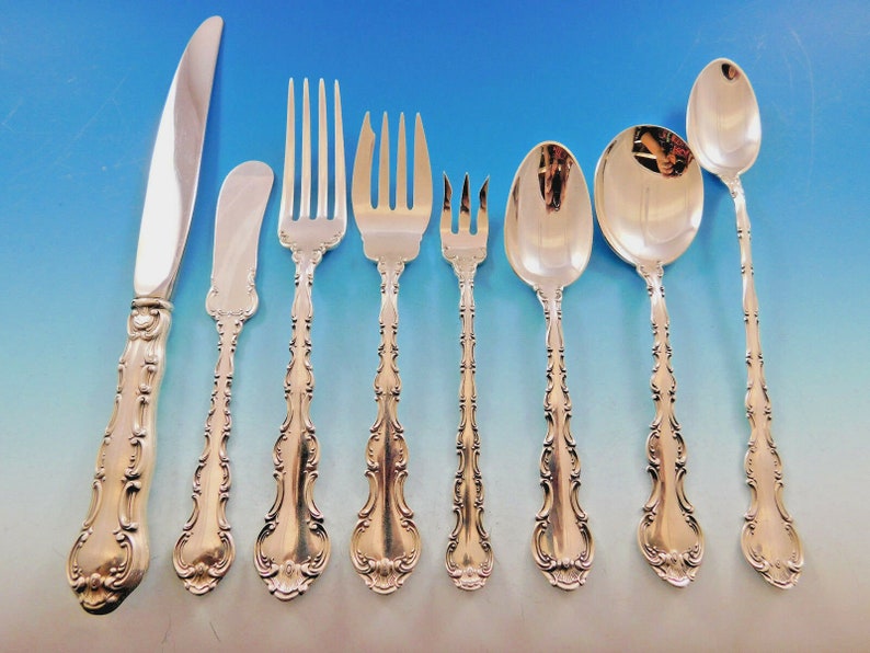 Strasbourg by Gorham Sterling Silver Flatware Set for 12 Etsy