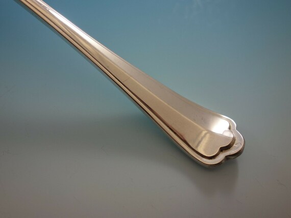 Chantilly by Gorham Sterling Silver Salad Serving Set w// Olive Wood 2pc