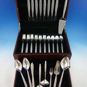 Valencia by International Sterling Silver Flatware Set for 8 Service 41 pieces