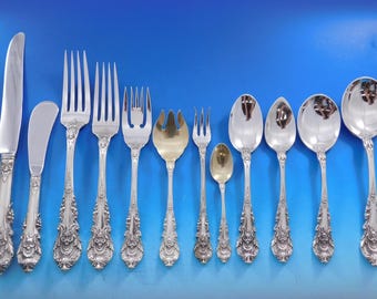 Sir Christopher by Wallace Sterling Silver Flatware Set 18 Service