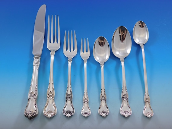 Memory Lane by Lunt Sterling Silver Flatware Set for 12 Dinner