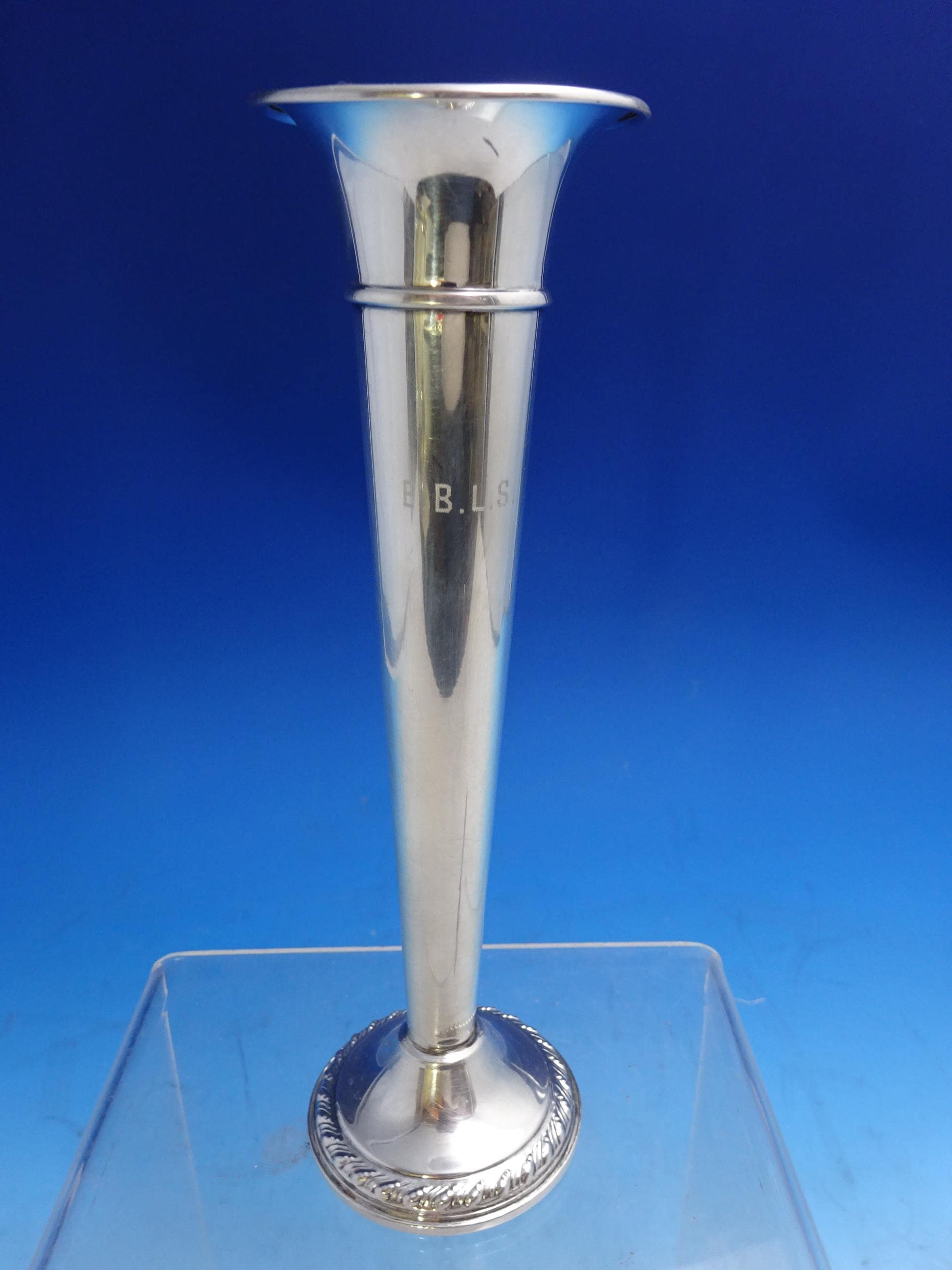 【アウトレット品】♥シルバー トランペットベース 2点セット 花瓶 ヴィンテージ Antique Sterling Silver Trumpet Vase - Etsy