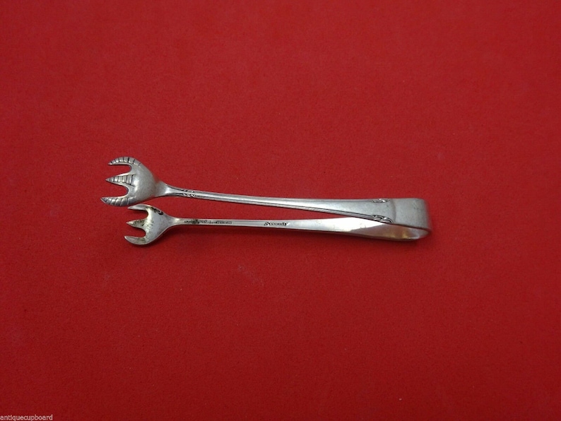 Serenity by International Sterling Silver Sugar Tong 4 18