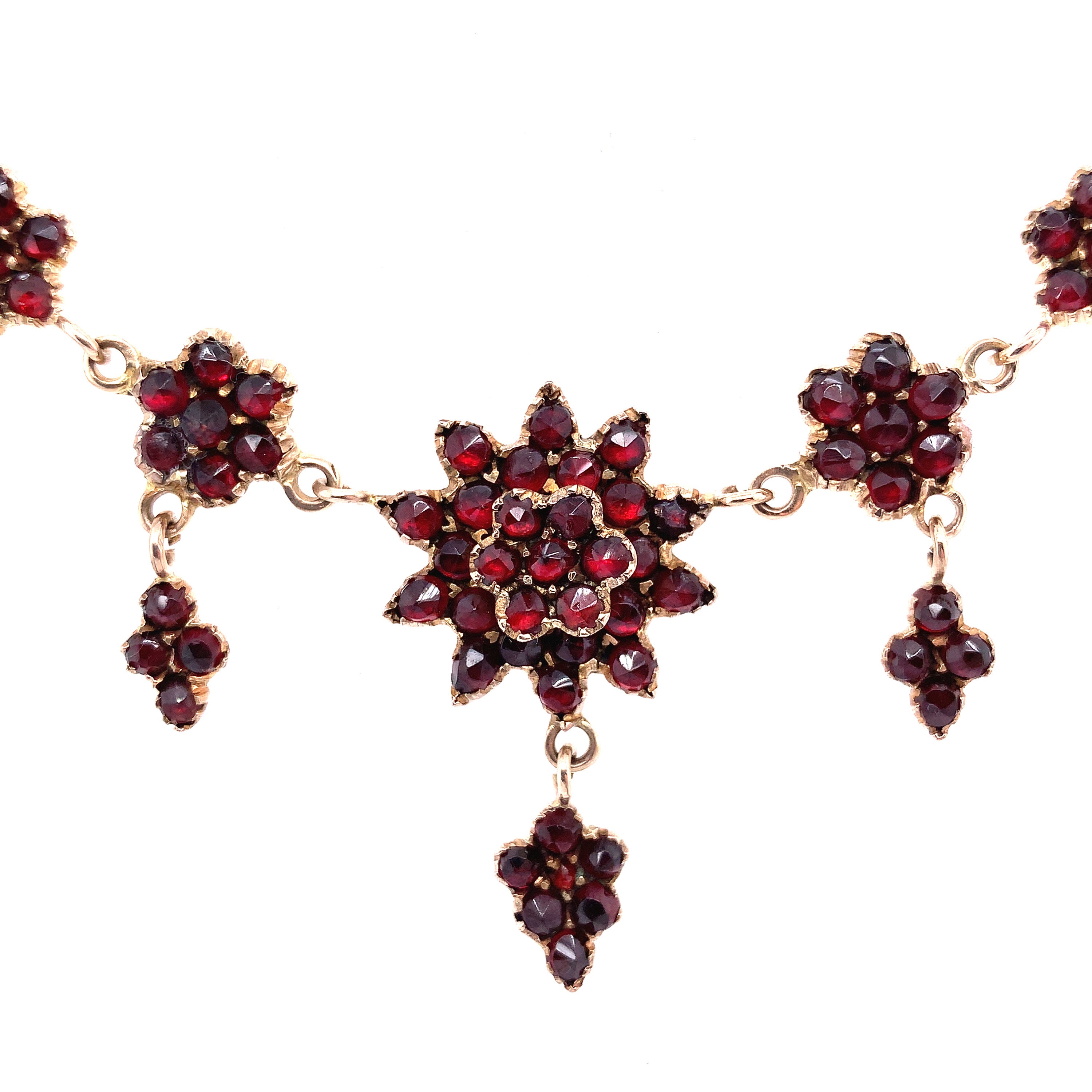 Amazon.com: ZIKLARS Bohemian Garnet Cross Necklace: Clothing, Shoes &  Jewelry
