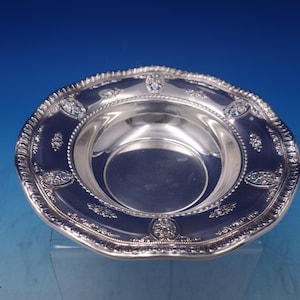 Rose Point by Wallace Sterling Silver Wine Coaster with Wavy Edge #4116 (#6445)