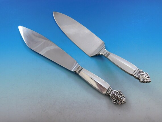 2本セット ジョージジェンセン アカンサス ナイフ スターリング