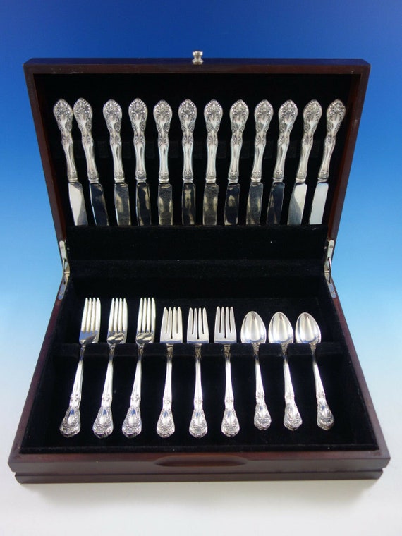 Chateau Rose by Alvin Sterling Silver Flatware Set for 12 Service