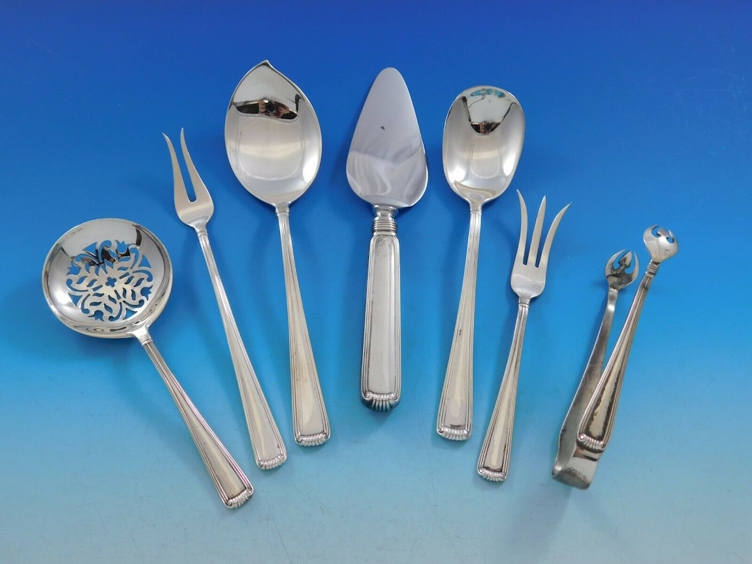 Marie Louise by Blackinton Sterling Silver Essential Serving Set Small 7piece Etsy
