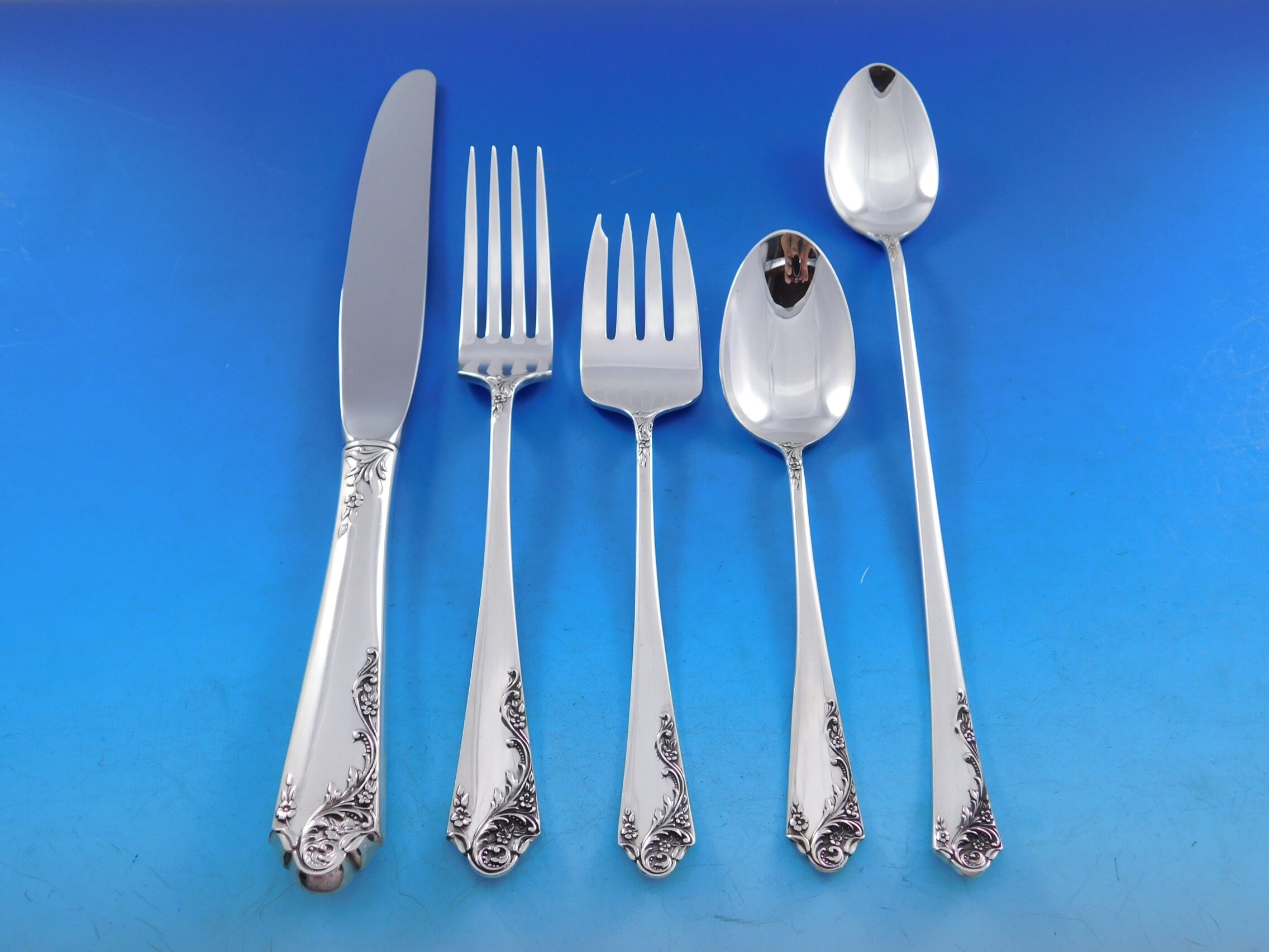Breath of Spring II by Amston Sterling Silver Flatware Set Service