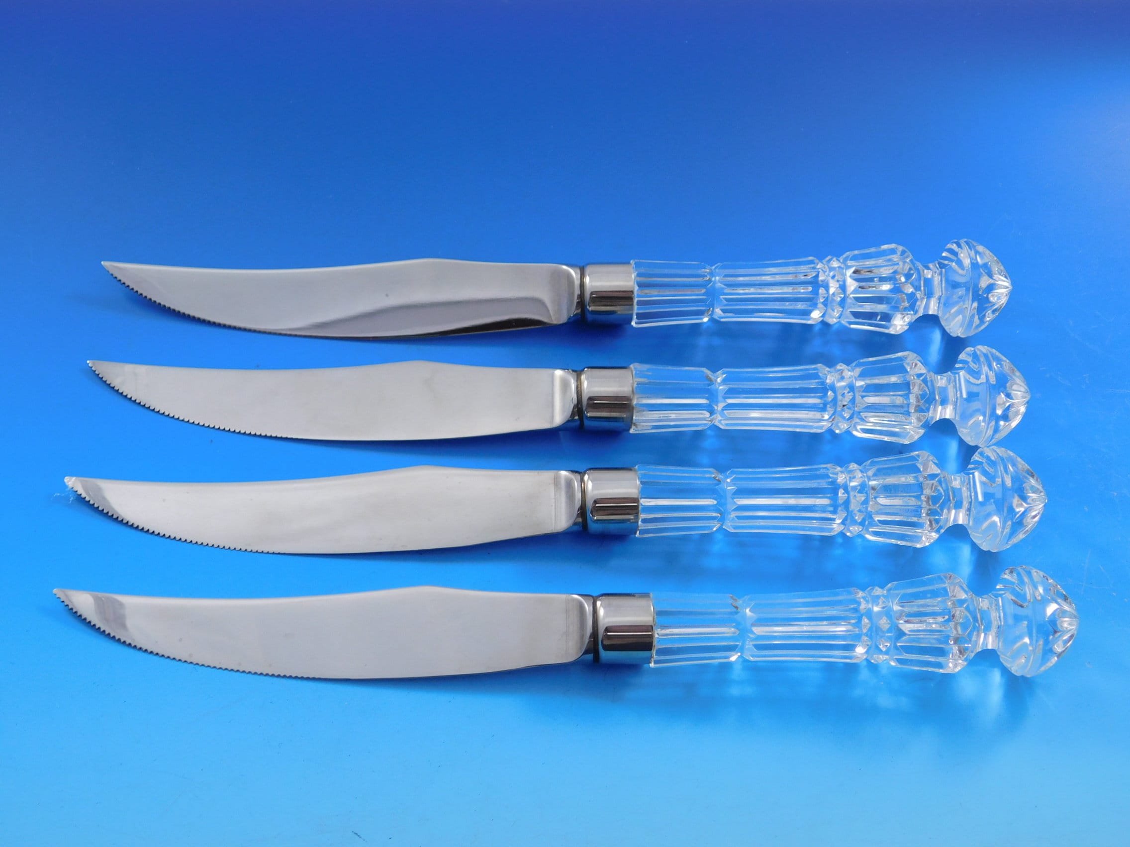 Waterford Crystal Handle Flatware Set of 4 Steak Knives - Etsy