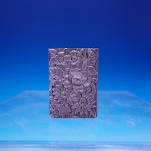 Repousse by Kirk Sterling Silver Matchbox Cover #90F 1 5/8 "x 1" x 1/4" (#7277)