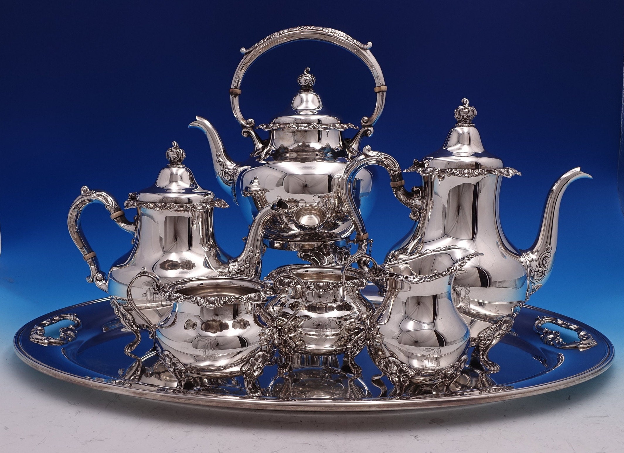 Melrose by Gorham Sterling Silver Tea Set 7pc 11411147 8174 Rare Find Etsy
