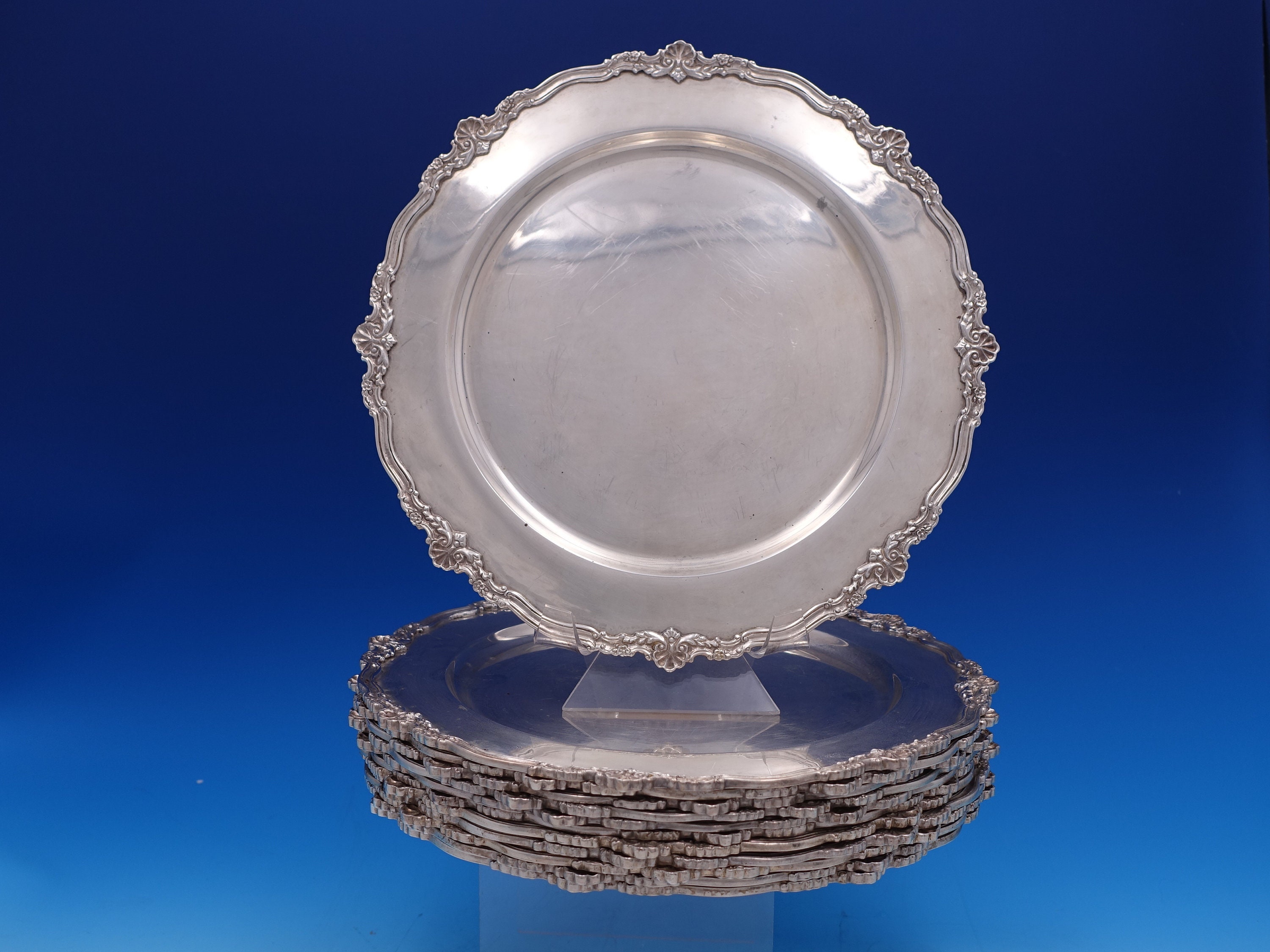 アクセサリー Vintage Mexican Silver Shell Plate 925 Vintage Mexican Silver Shell Plate 925