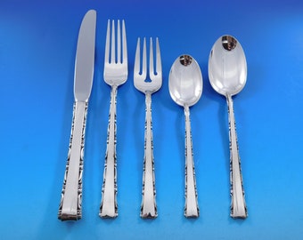 Madrigal by Lunt Sterling Silver Flatware Set for 12 Service 68