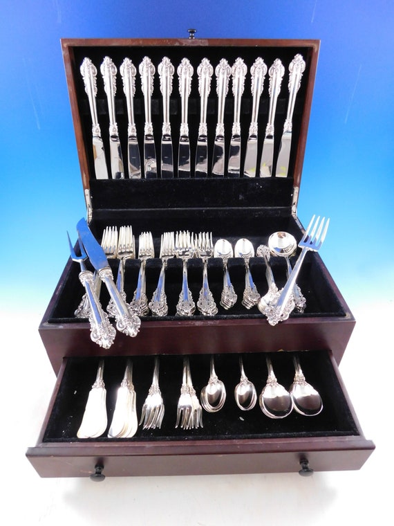Sterling silverware set for 12 deals