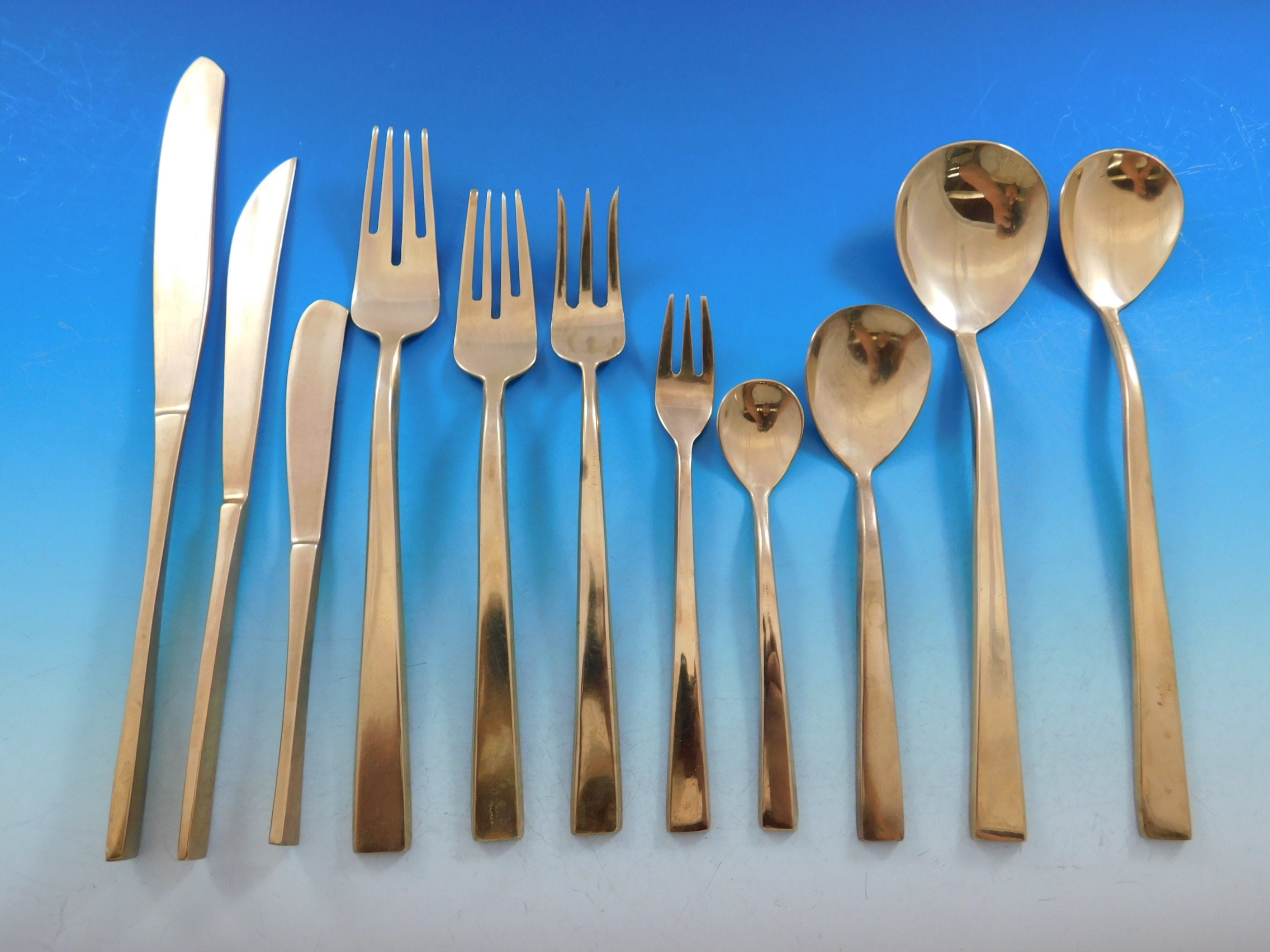 Gold Flatware for sale Only 4 left at 75
