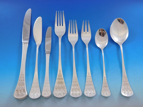 Romance by Bjorn Rosenthal Sterling Silver Flatware Set 51 Pc