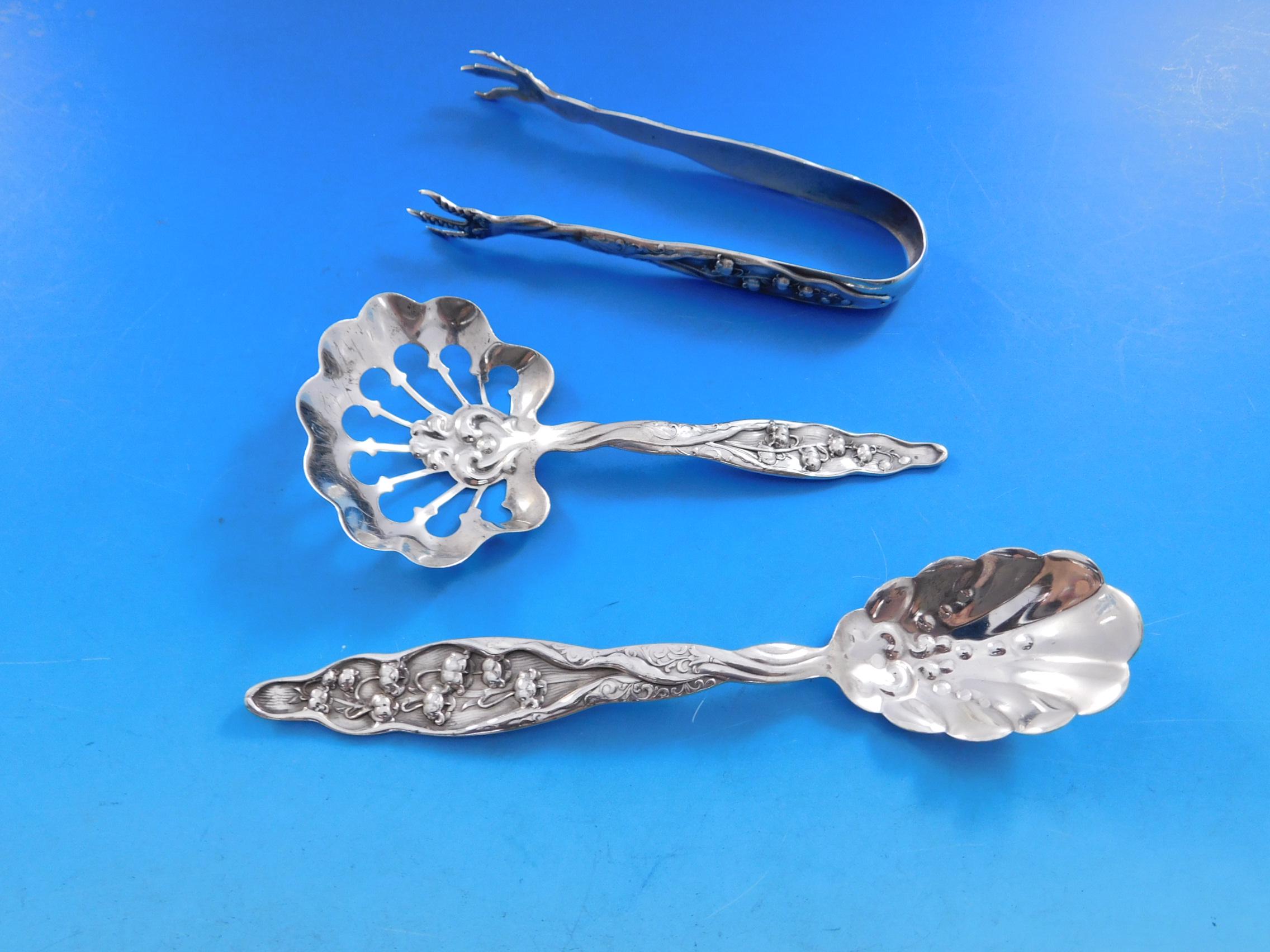 Lily of the Valley by Whiting Sterling Silver Flatware Set Service