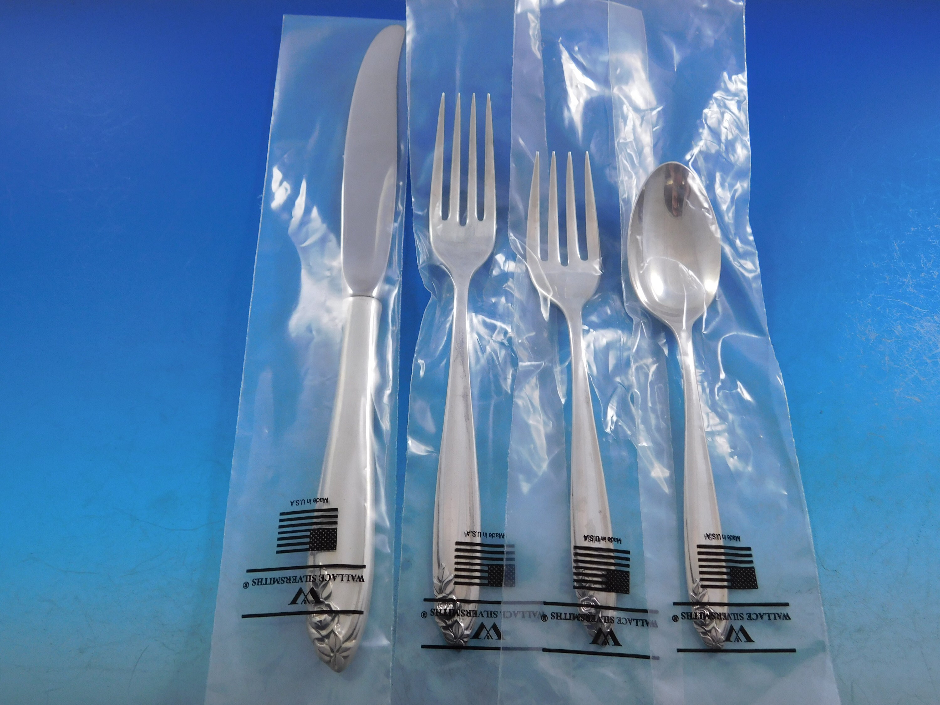 Debutante by Wallace Sterling Silver Flatware Set 12 Service 101