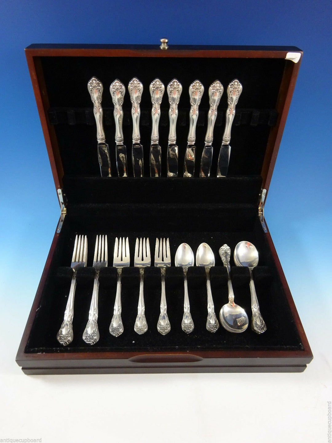 Buy Chateau Rose by Alvin Sterling Silver Flatware Set for Service 40  Pieces Online in India