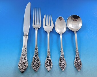 Florentine Lace by Reed & Barton Sterling Silver Flatware Set 12