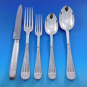 Louis XVI by Cardeilhac France 950 Sterling Silver Flatware Service Set 56 pcs