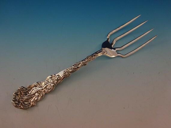 Fairfax by Gorham Sterling Silver Hot BBQ Serving Fork 7 3//4/" Custom Made