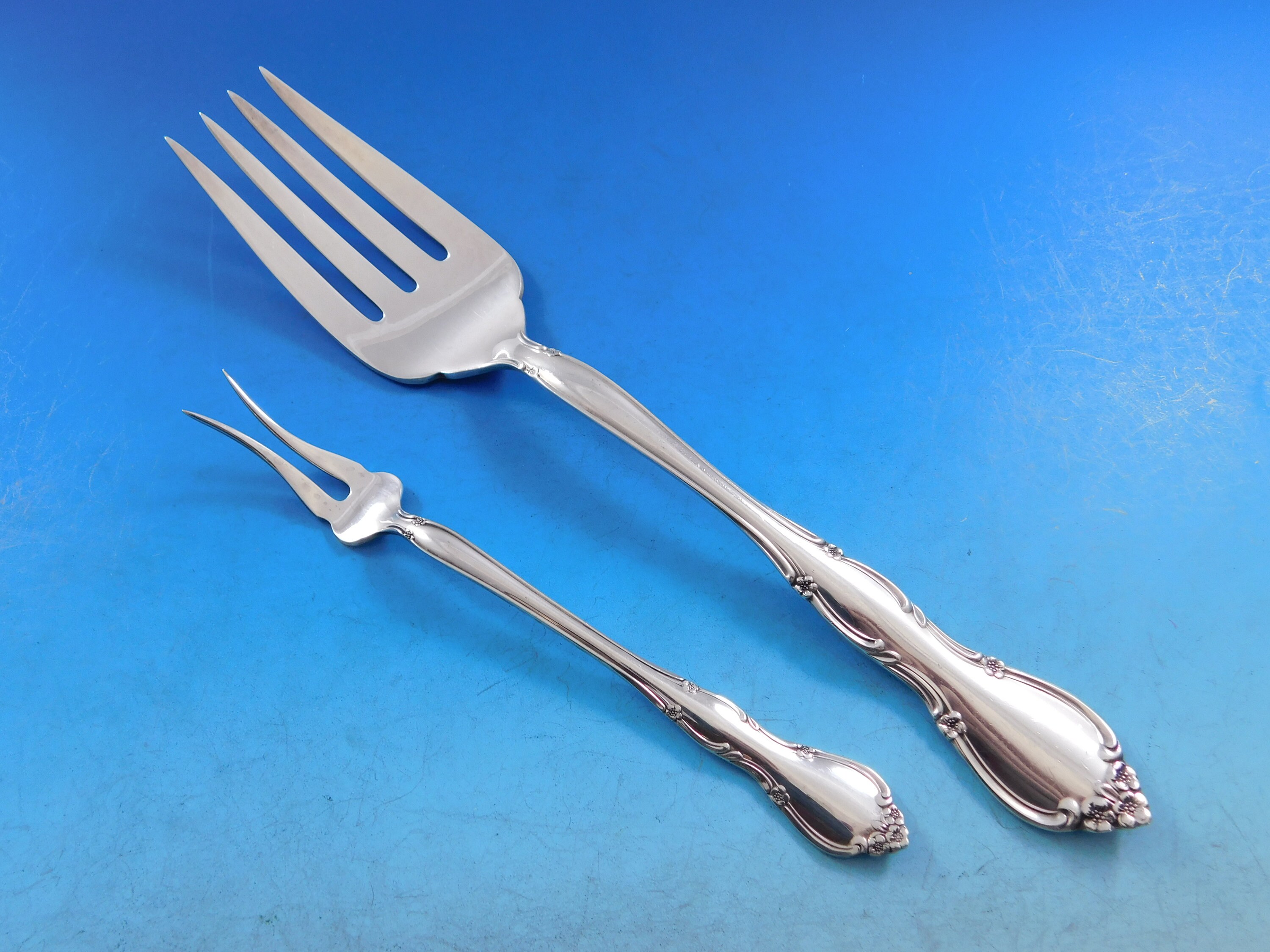 Rose Tiara by Gorham Sterling Silver Flatware Set for 12 Service