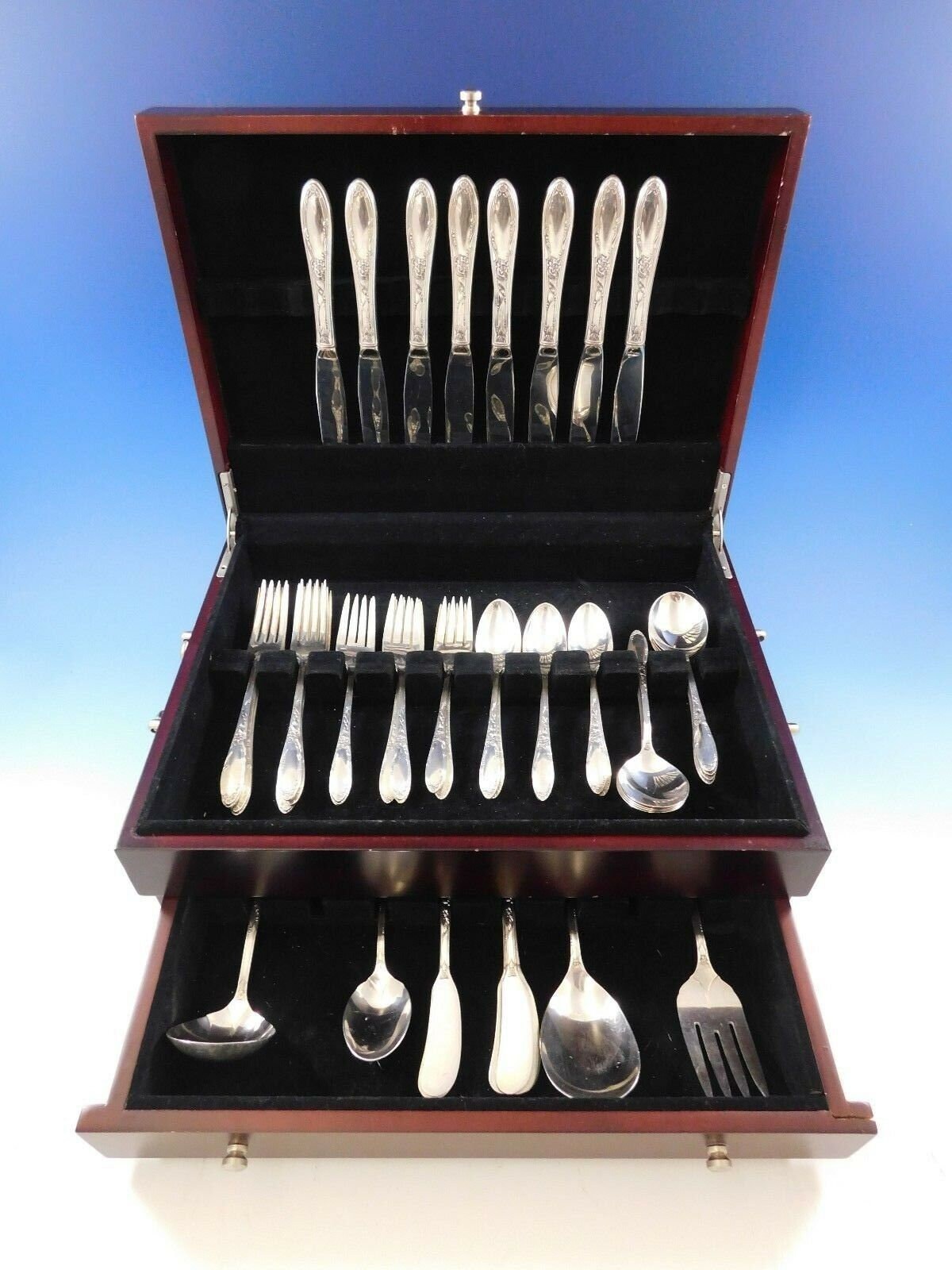 Antique Silverware Flatware Sets Wm Rogers And Son Flatware Value