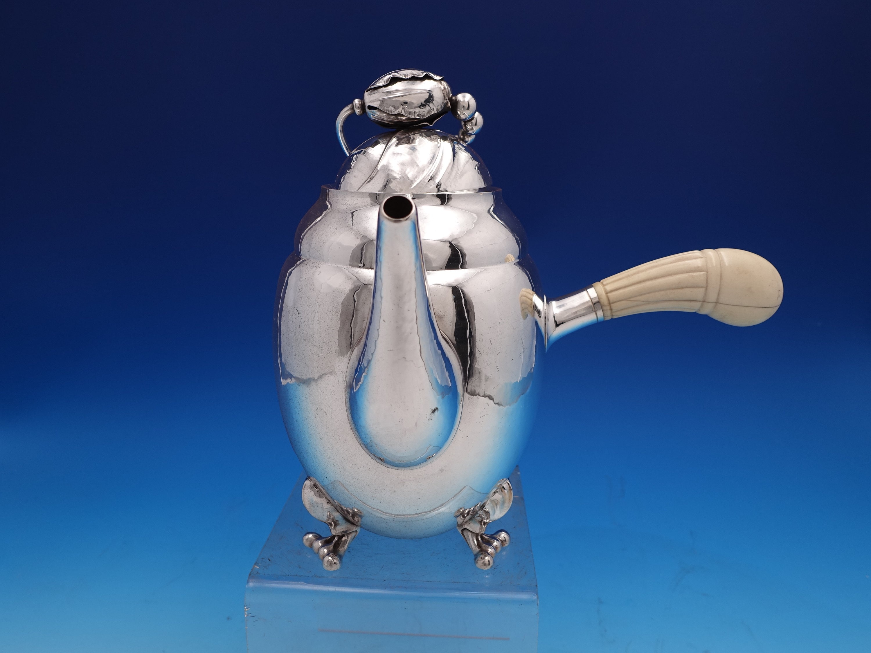 ジョージジェンセン　ブロッサム　ポット　768g 東さ7-1020☆2F ジョージジェンセン ブロッサム ポット 768g 東さ7-1020☆2F BLOSSOM