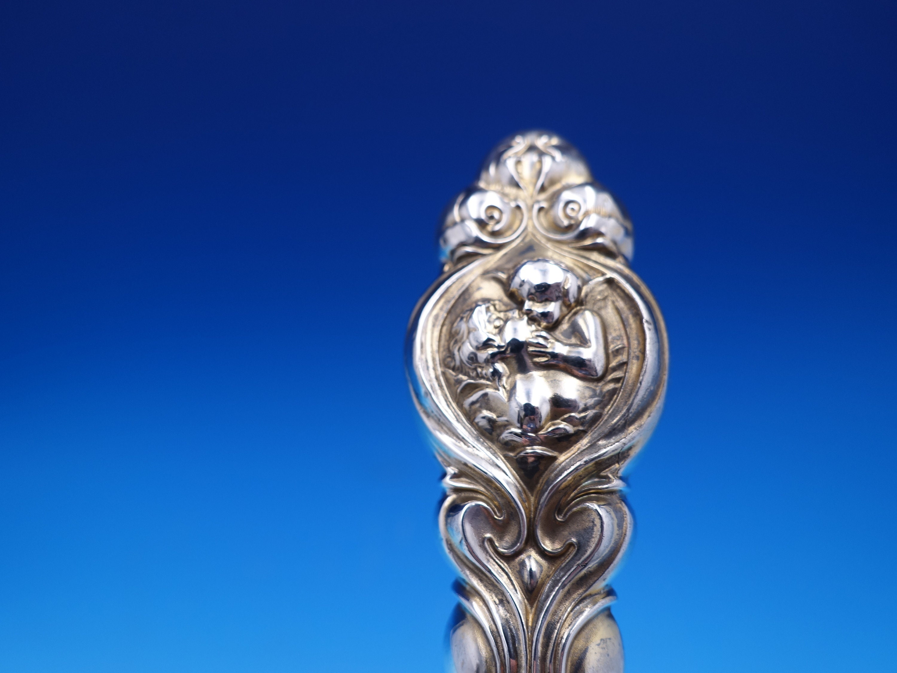 Love's Dream by Unger Sterling Silver Button Hook Figural Angel Nouveau ...
