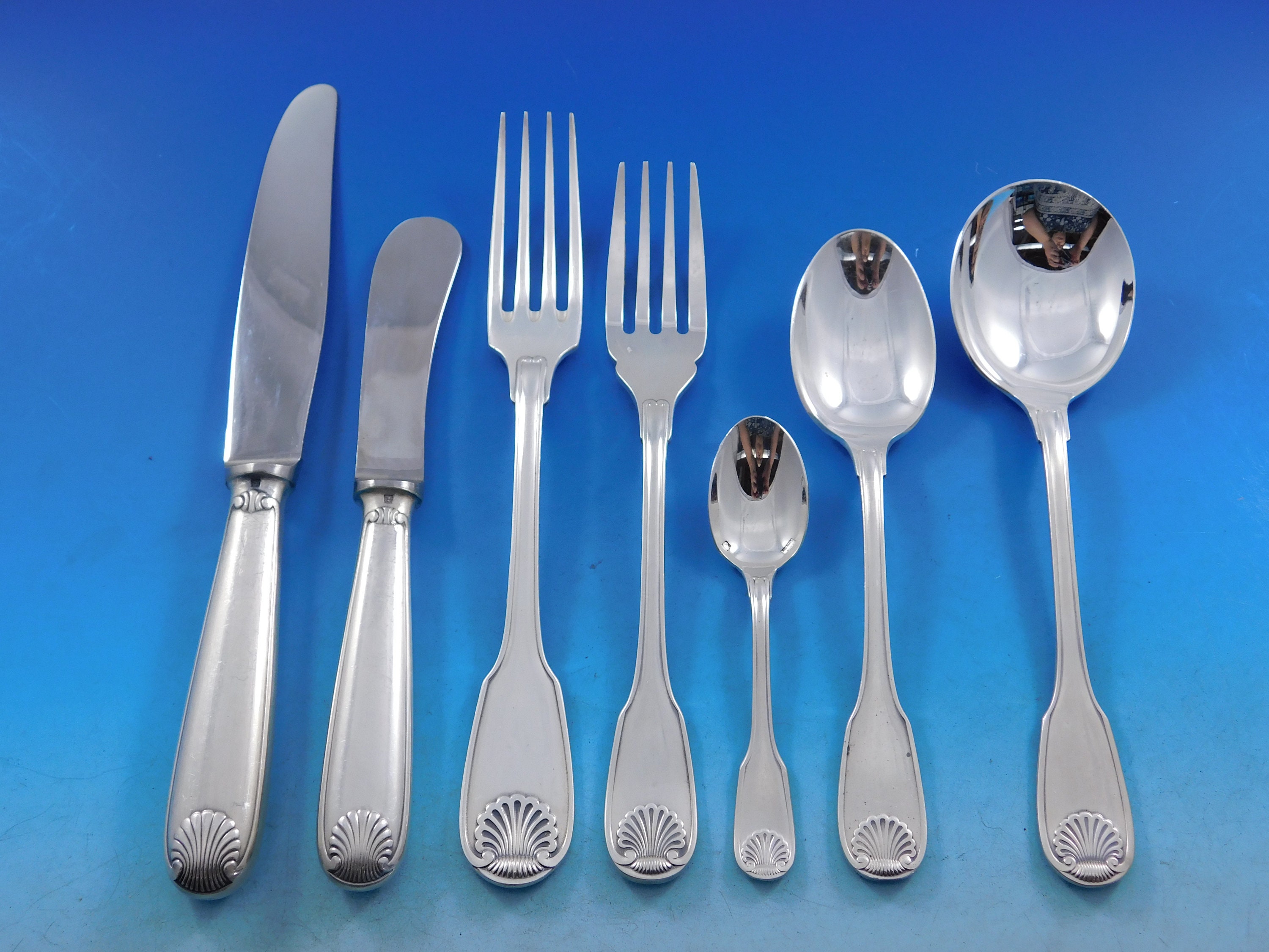 Arcantia Aka Vendome Christofle Silverplate Flatware Set for 12