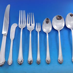 Cavalier by Gorham Silverplate Flatware Set for 8 Luncheon Service 83 Pieces