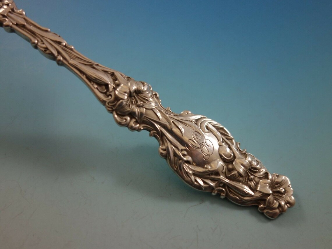 Lily by Whiting Sterling Silver Jelly Cake Server Pierced Etsy
