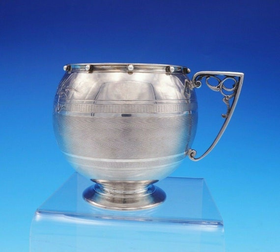 Gorham Coin Silver Cup Barrel Shape Gw Interior B… - image 2