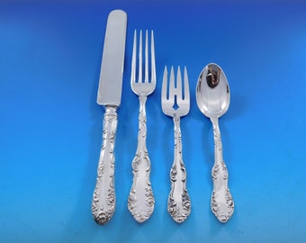 Old English by Towle Sterling Silver Flatware Set 12 Service 74