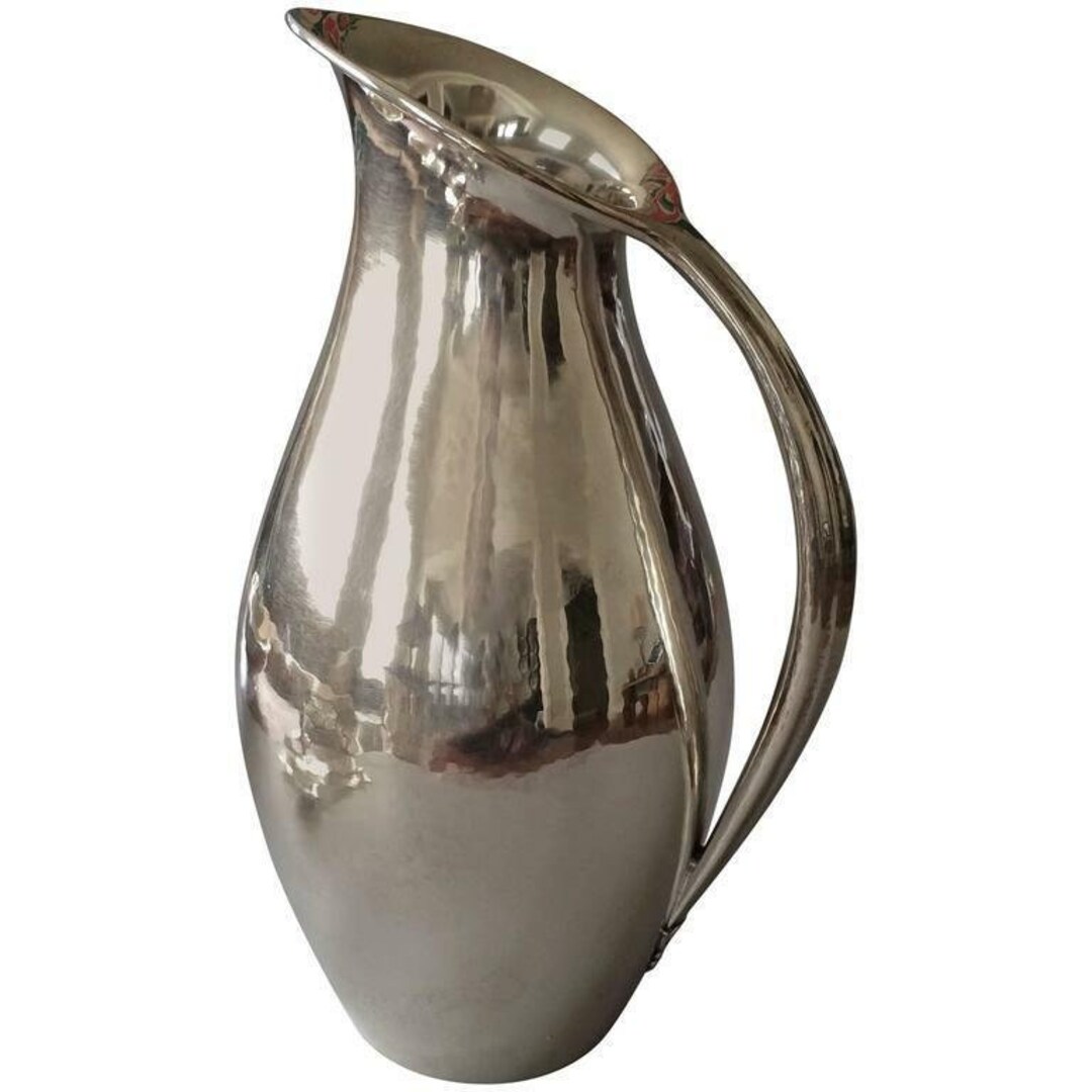 Georg Jensen Sterling Silver Water Pitcher 432a Midcentury
