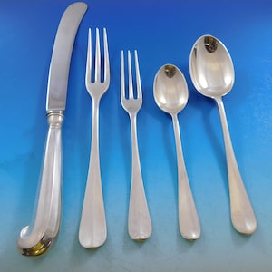 Queen Anne Williamsburg by Stieff Sterling Silver Flatware Set 8 Dinner 40 pcs