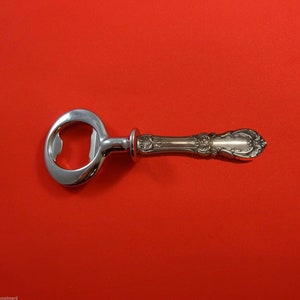 Burgundy By Reed  and  Barton Sterling Silver Bottle Opener Hh Custom Made 6"