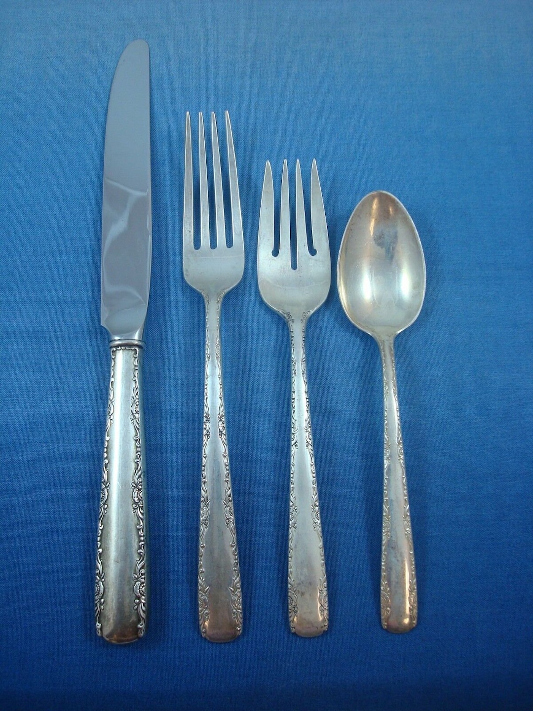 Camellia by Gorham Sterling Silver Flatware Set for 6 Service 24 Pieces Etsy