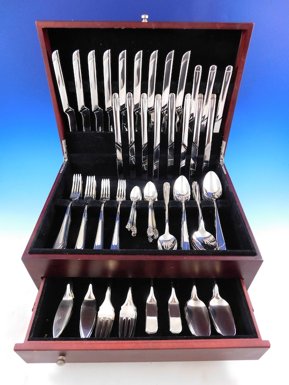 Victoria by Driade Follies Stainless Steel Flatware Set 128 Pc