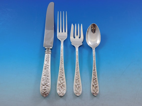 12 COUTEAUX ARGENT Massif Anglais Vintage Rare Sterling EUR 145,00 - FR