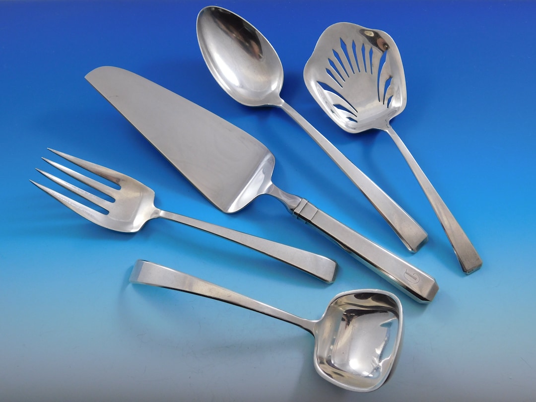 Craftsman by Towle Sterling Silver Essential Serving Set Large Etsy