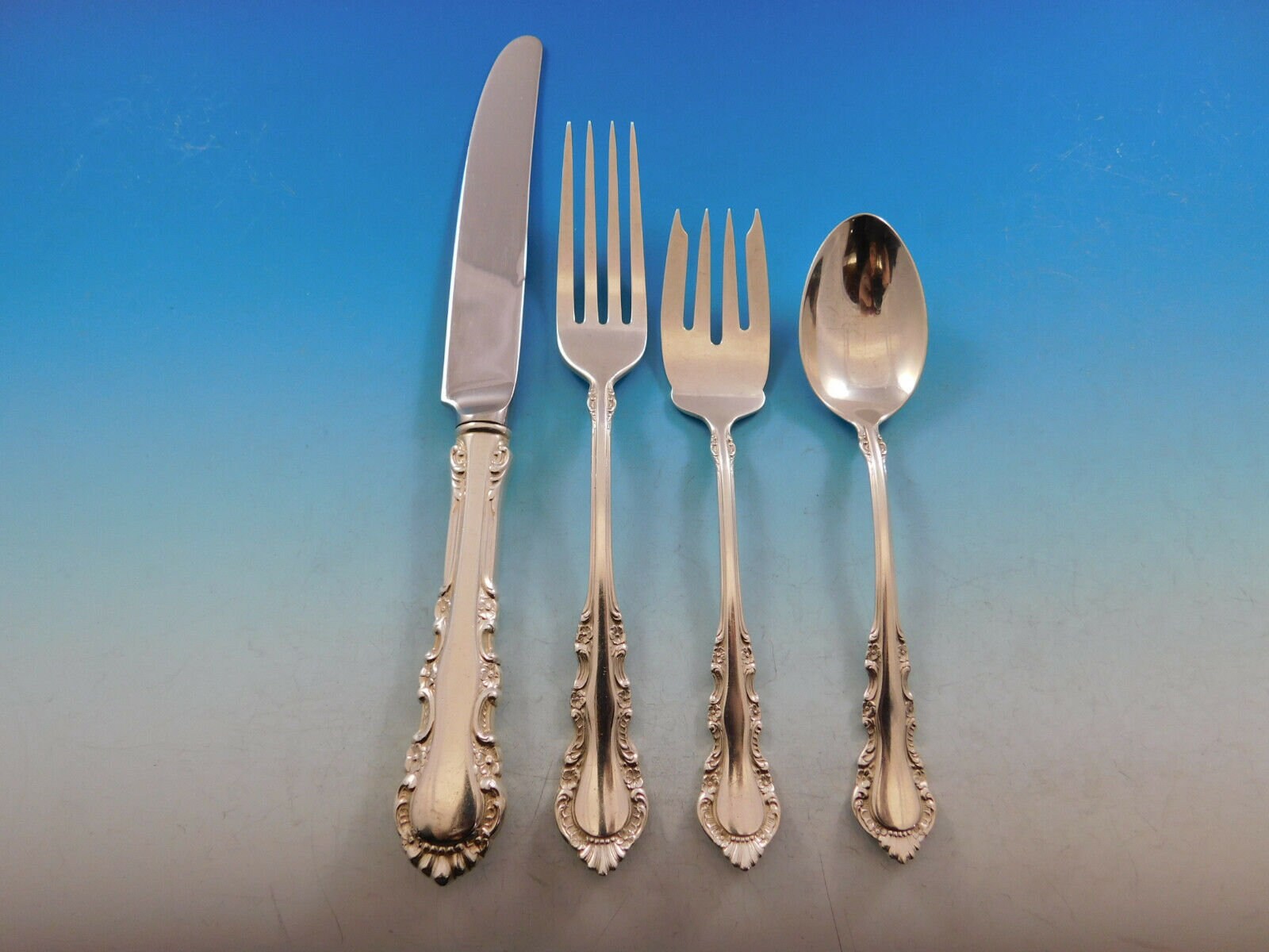 Georgian Rose by Reed & Barton Sterling Silver Flatware Service