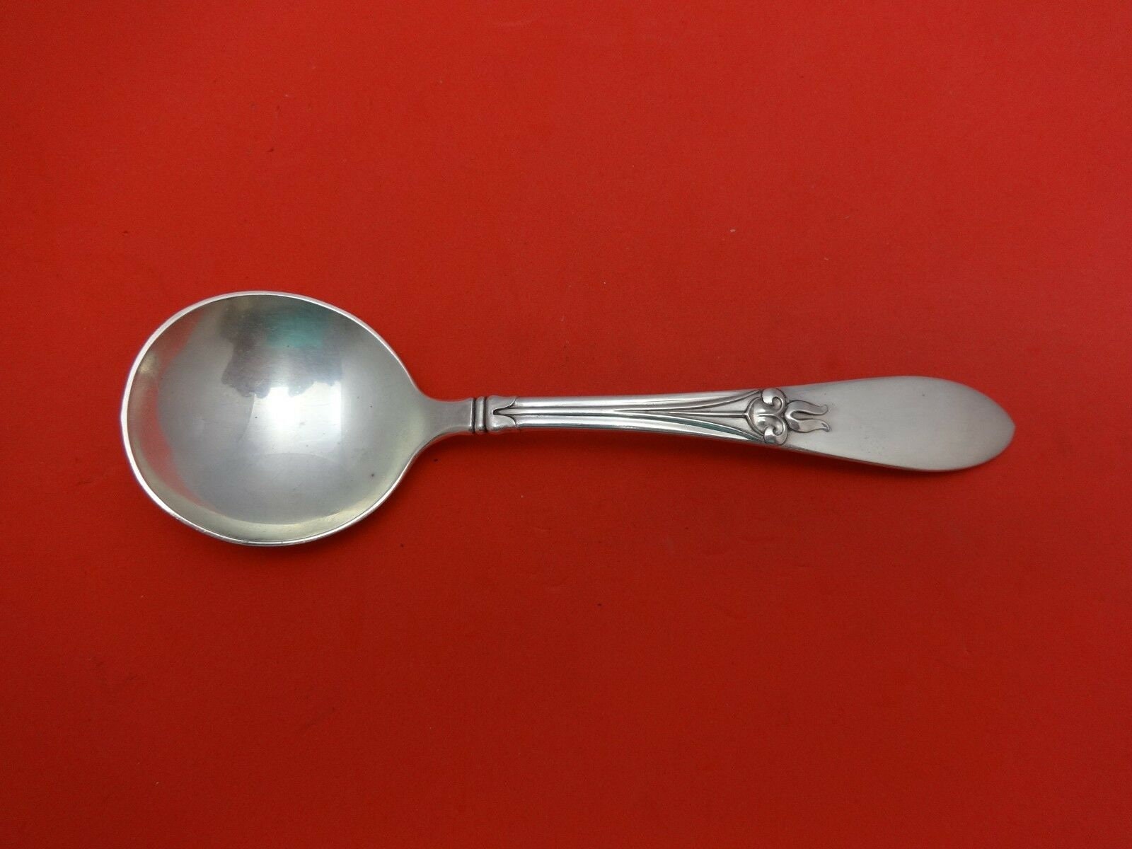 Viking Rose by Marthinsen Sterling Silver Bouillon Soup Spoon 5/"