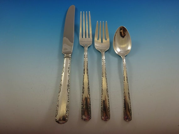 Camellia by Gorham Sterling Silver Flatware Service for 12 Set 76
